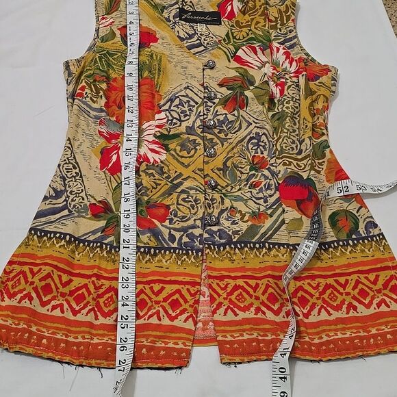 Farouche By Lori Weidner Y2k Tunic Vest Size 6 - Picture 5 of 9